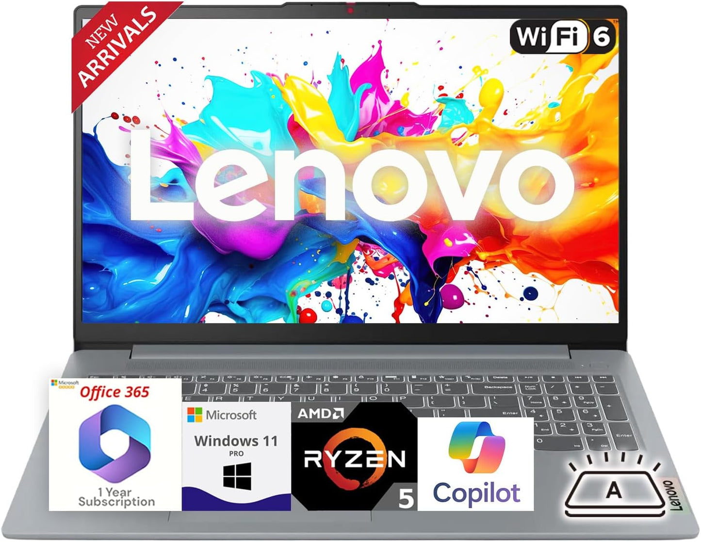 Lenovo New Business Ideapad Laptop with AMD Ryzen 5 5625U