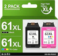 61XL Ink Cartridges Combo Pack for HP Printers by CKMY