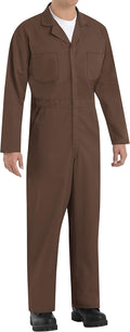 Men's Twill Action Back Coverall for Work - Oversized Fit