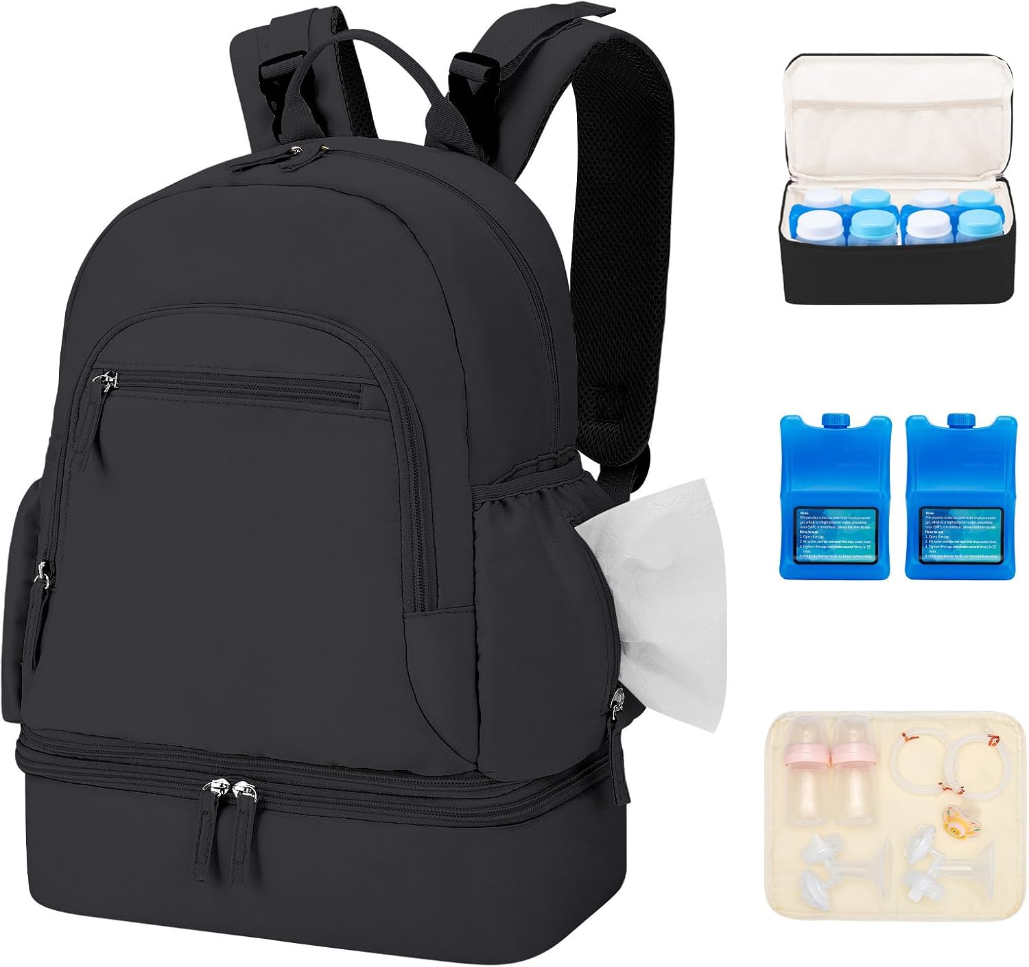 Breast Pump Backpack for Spectra S1/S2 with Cooler Compartment