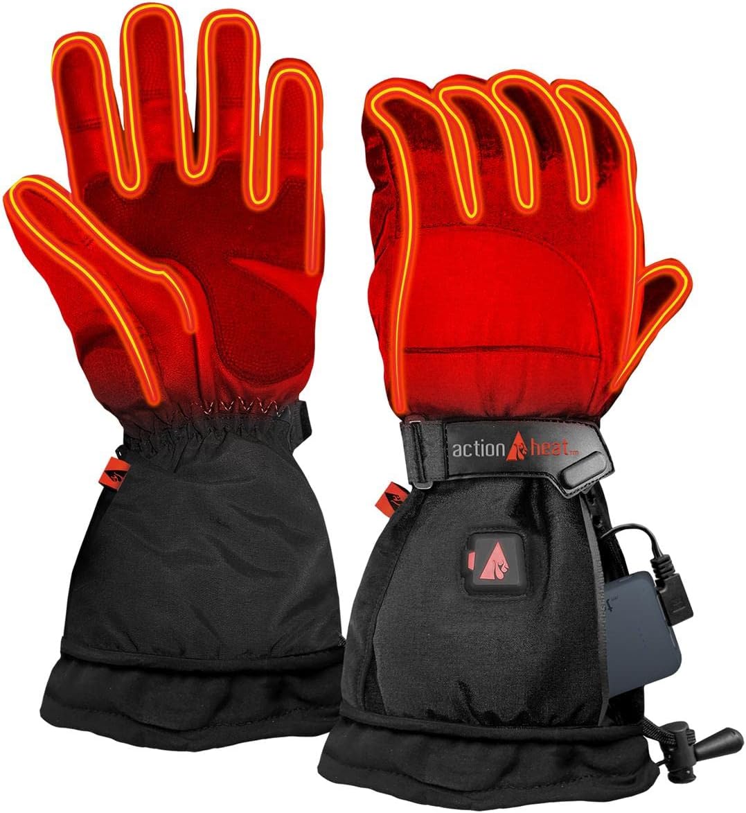ActionHeat Women's Heated Gloves - Keep Hands Toasty