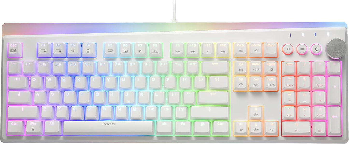 i-rocks K71M RGB Mechanical Gaming Keyboard with Media Control