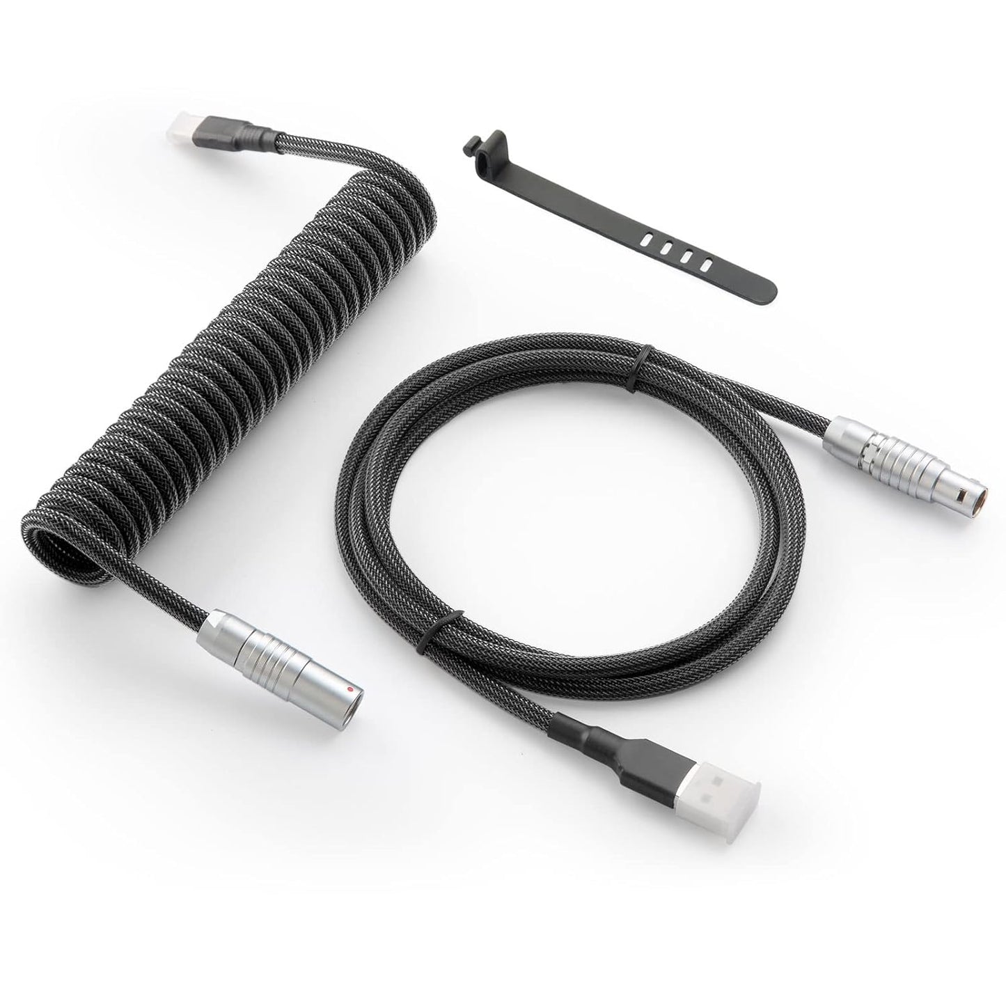 GUNMJO Pro Custom Coiled USB C Cable for Gaming Keyboards