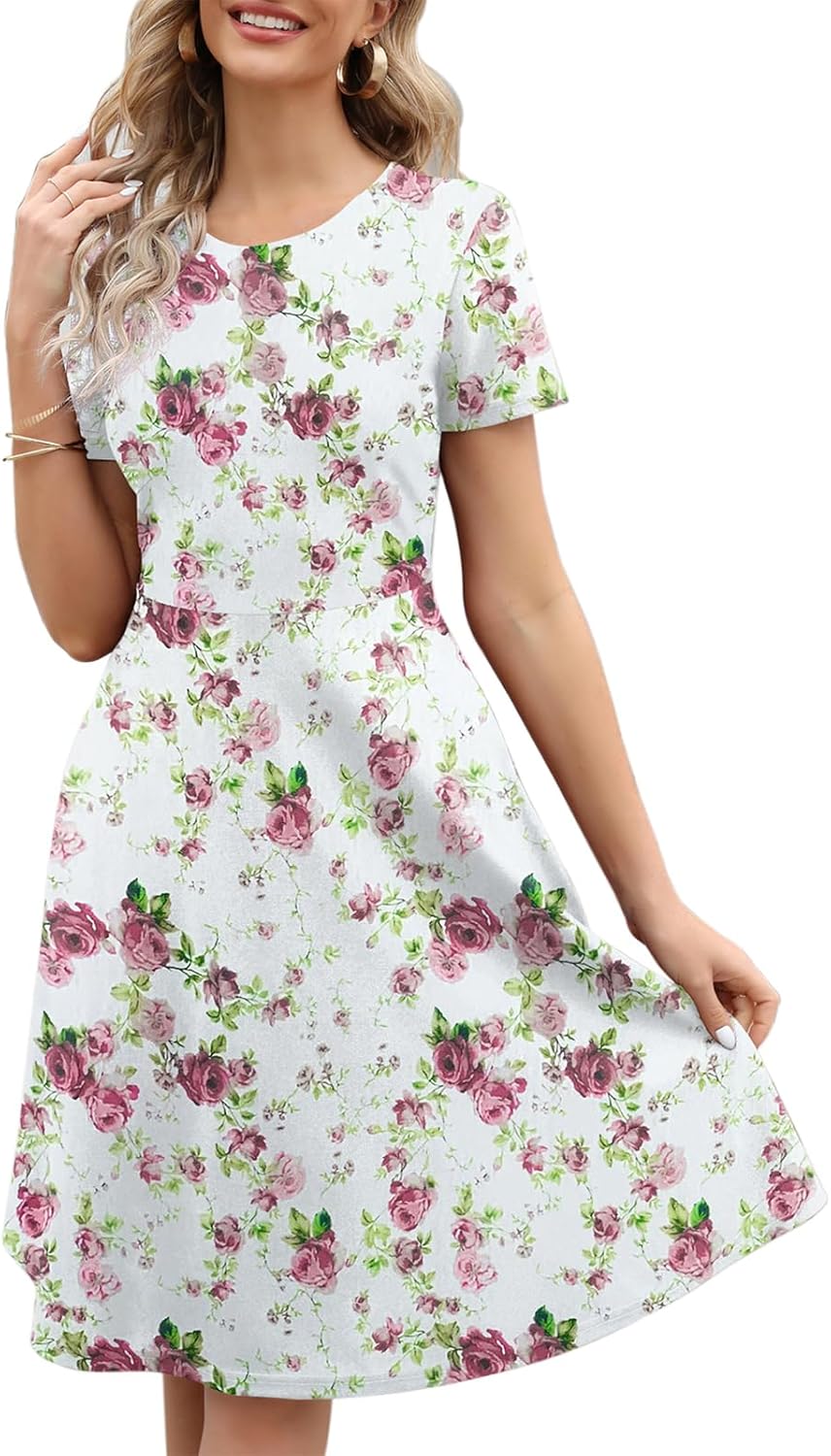 Women's Elegant Knee Length Dresses for Vintage Style Lovers