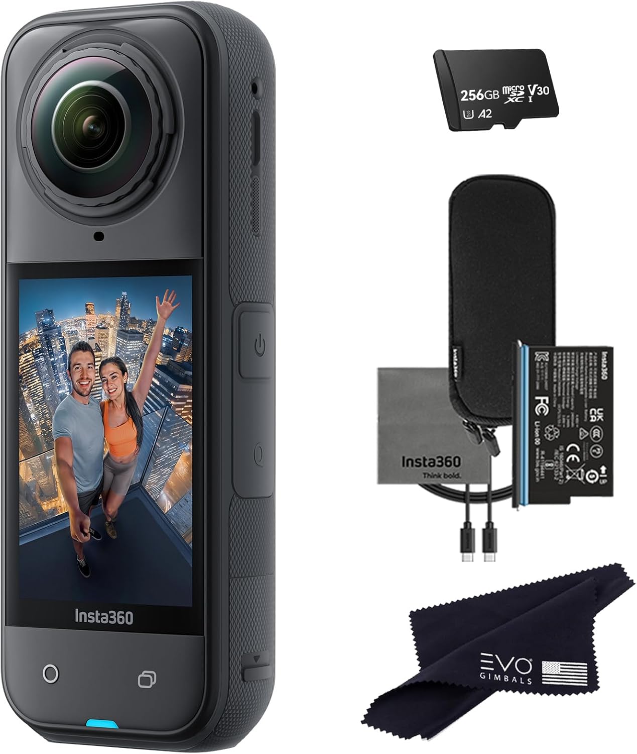Insta360 X5 Waterproof 360 Action Camera with Enhanced Features