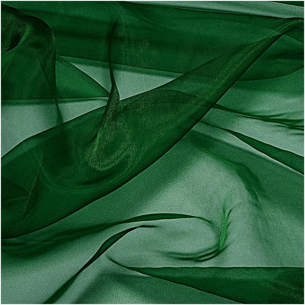 MDS Pack of 60 Yard Sheer Organza Fabric for Elegant Events