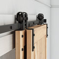 SMARTSTANDARD 8 Feet Bypass Sliding Barn Door Hardware Kit Review