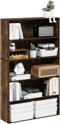 Furinno Pasir 5-Tier Open Shelf Bookcase - Compact Storage Solution
