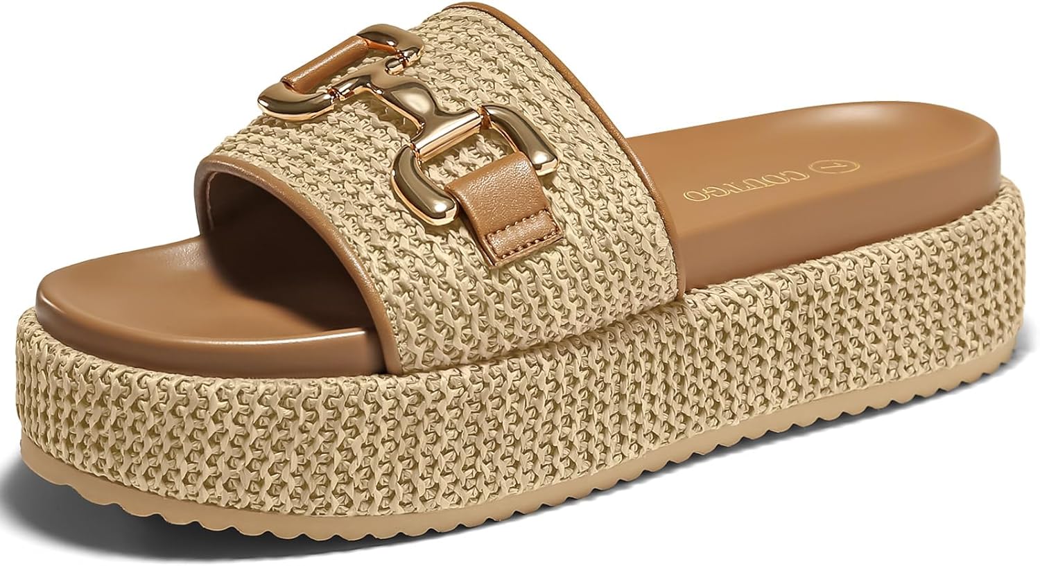 Coutgo Womens Platform Sandals for Stylish Summer Comfort