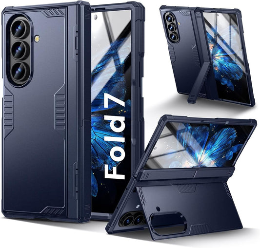 Samsung Galaxy Z Fold 7 Case with Dual Kickstand & Rugged Protection