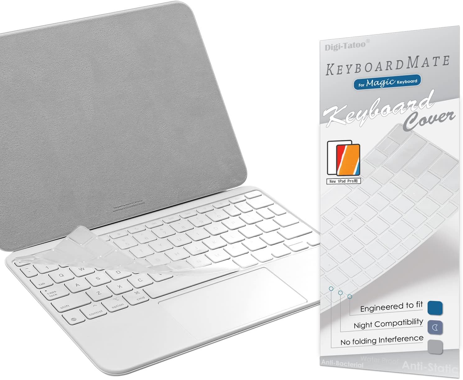 Ultra Thin Transparent Keyboard Cover for 2025 Magic Keyboards - With Function Keys