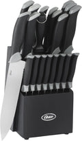 Oster Lindbergh 22 Piece Knife Block Set - Complete Kitchen Cutlery