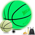 Glow in The Dark Basketball - Green Light Up Night Game Ball