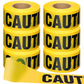 Caution Tape 3 in x 1000 ft 6-Pack - High Visibility Safety Barrier