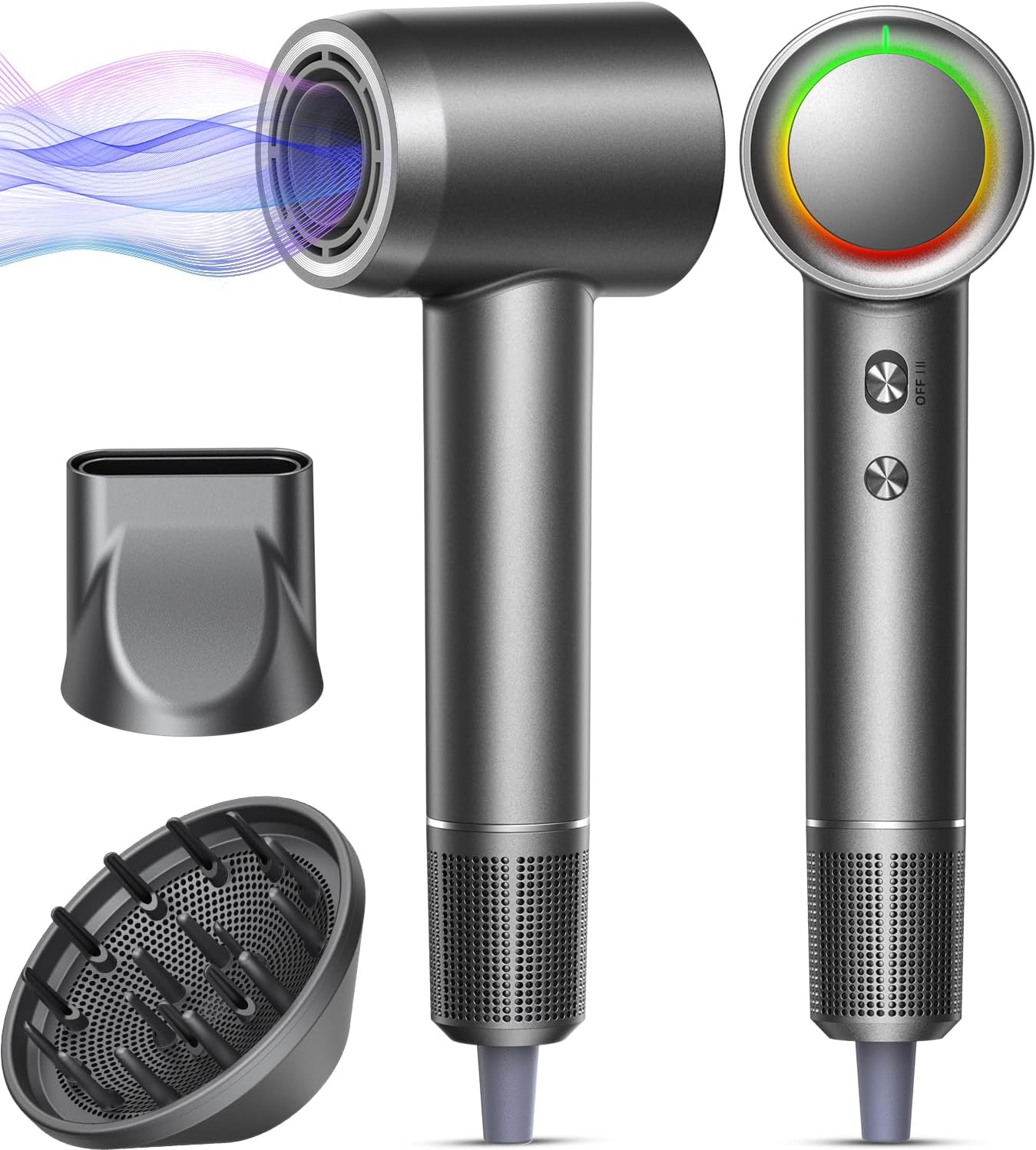Alloom Hair Dryer - Fast Drying, Ionic Care, Low Noise Design