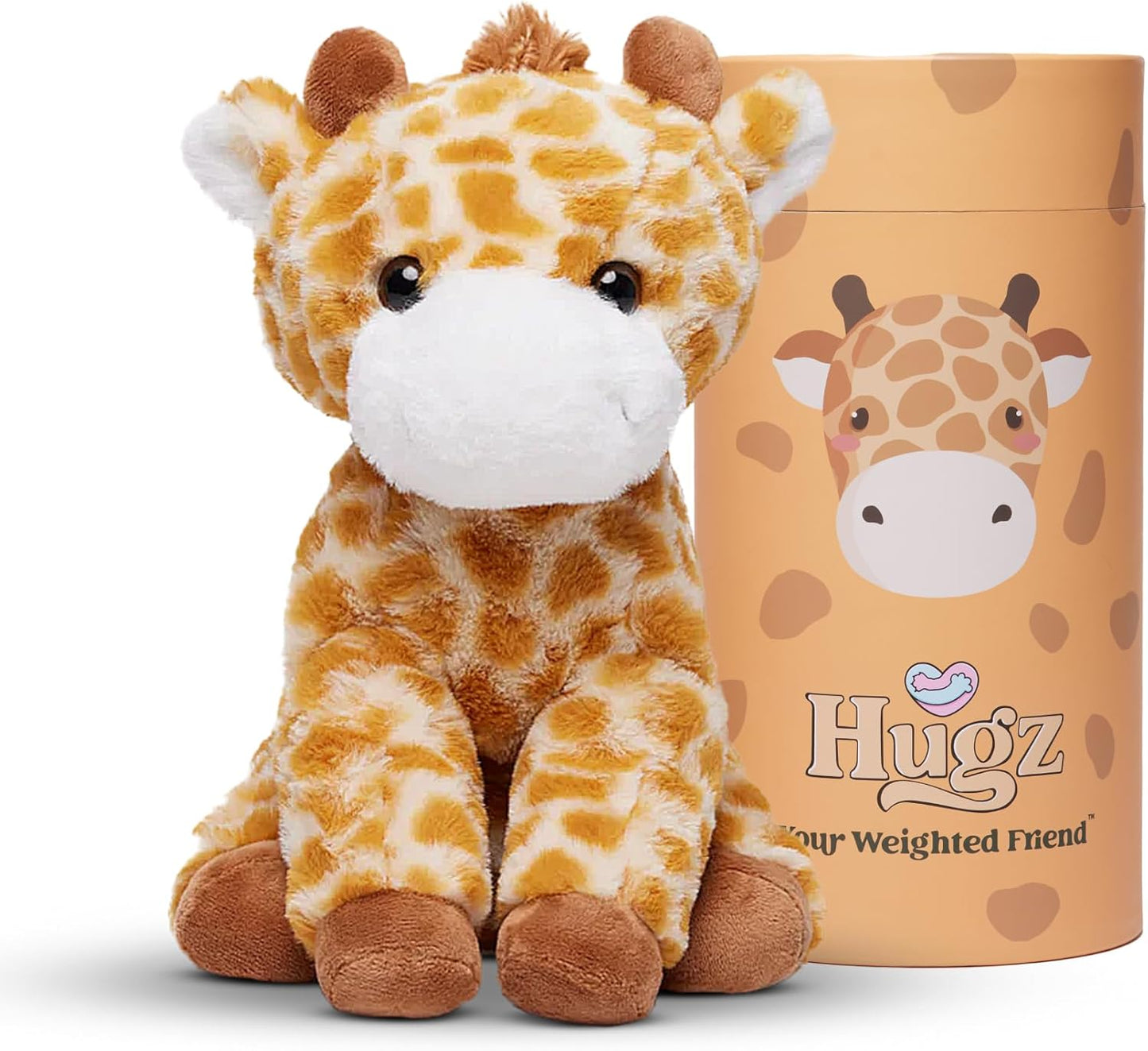 Hugz Official Moose the Giraffe Premium Weighted Plushie for All