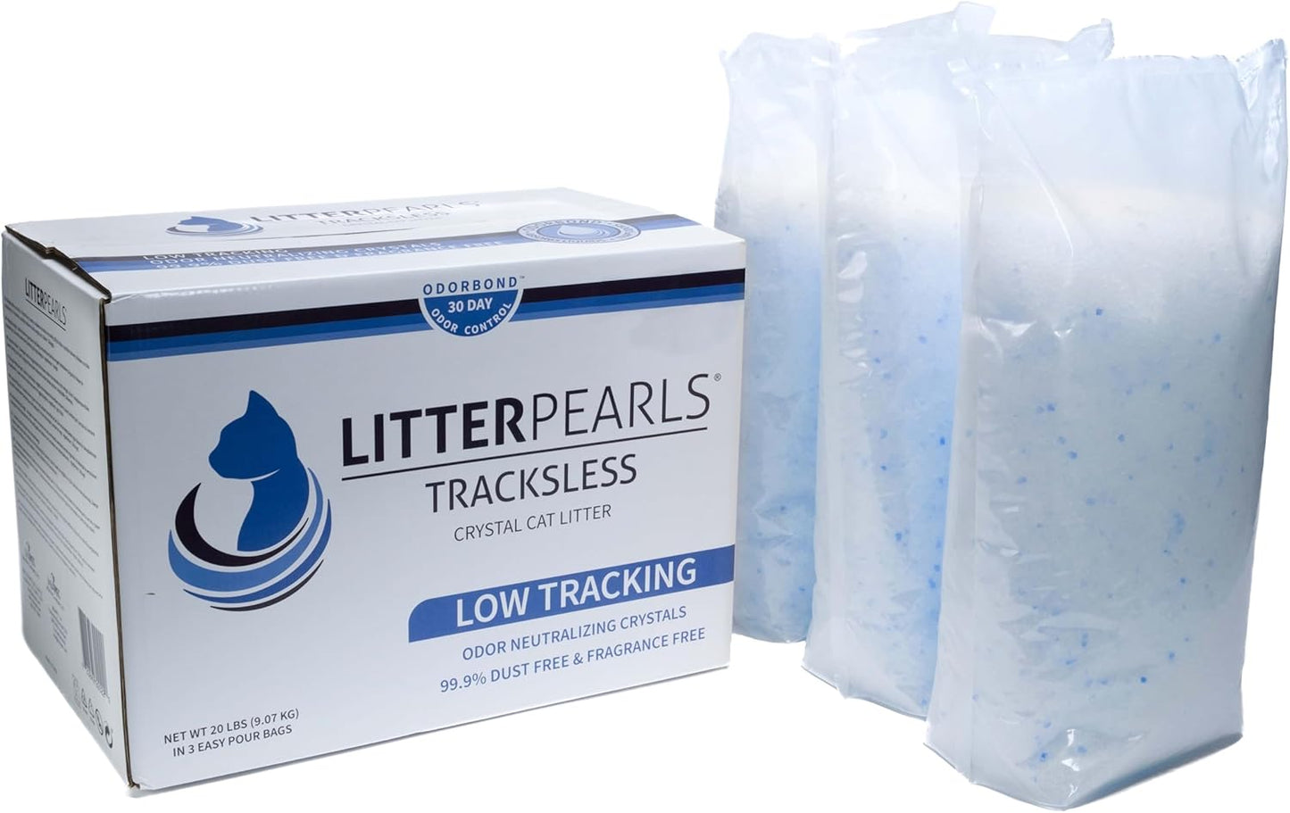 Litter Pearls Tracksless Unscented Non-Clumping Cat Litter Review