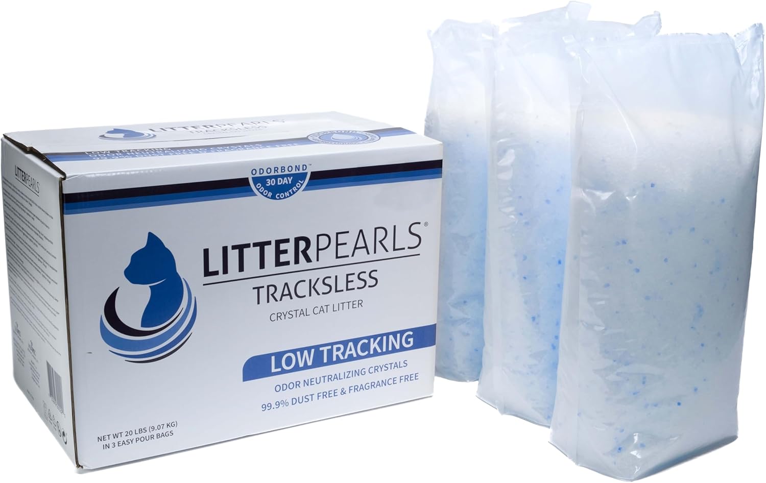 Litter Pearls Tracksless Unscented Non-Clumping Cat Litter Review