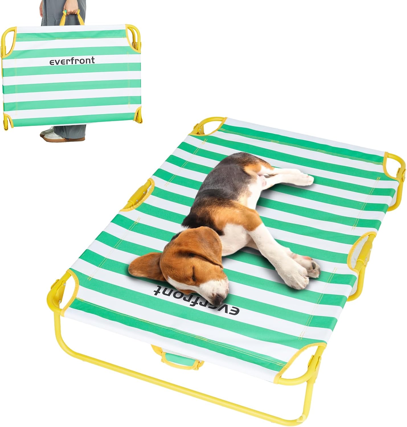 Dog Elevated Bed Foldable Portable Raised Bed for Large Dogs