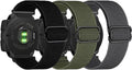 3 Packs Stretchy Nylon Bands Compatible with Garmin Instinct