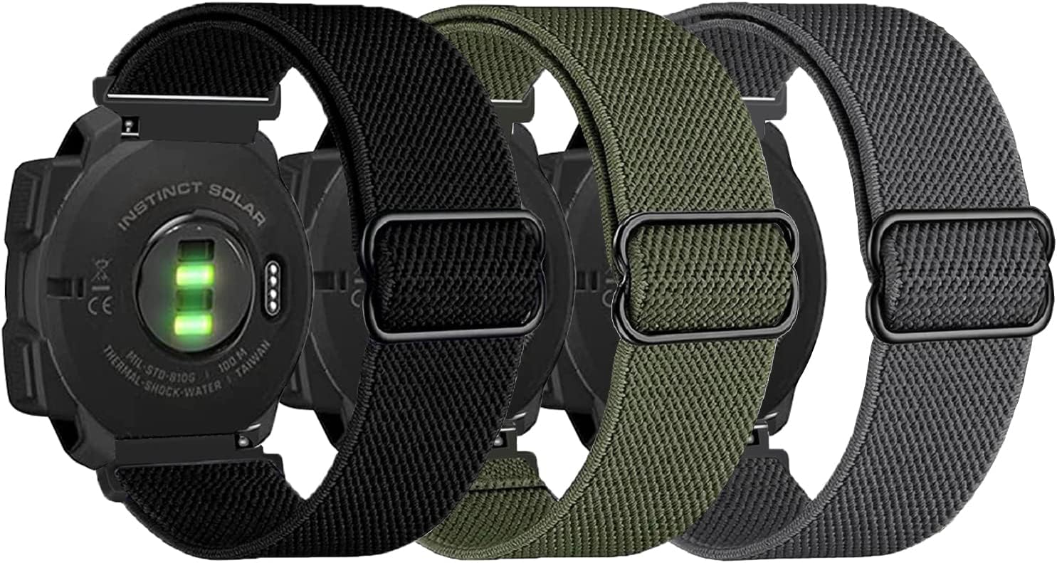 Garmin Instinct Stretchy Nylon Bands - Comfortable Fit
