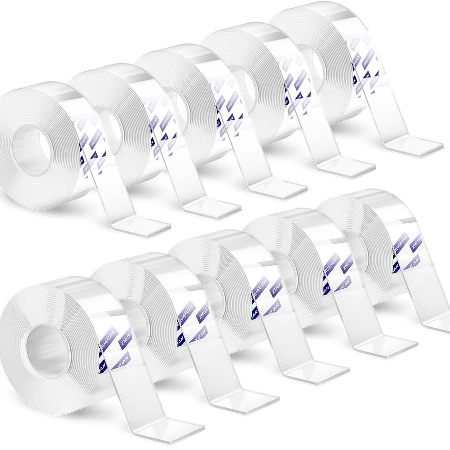 10 Rolls of Heavy Duty Double Sided Mounting Tape for All Needs