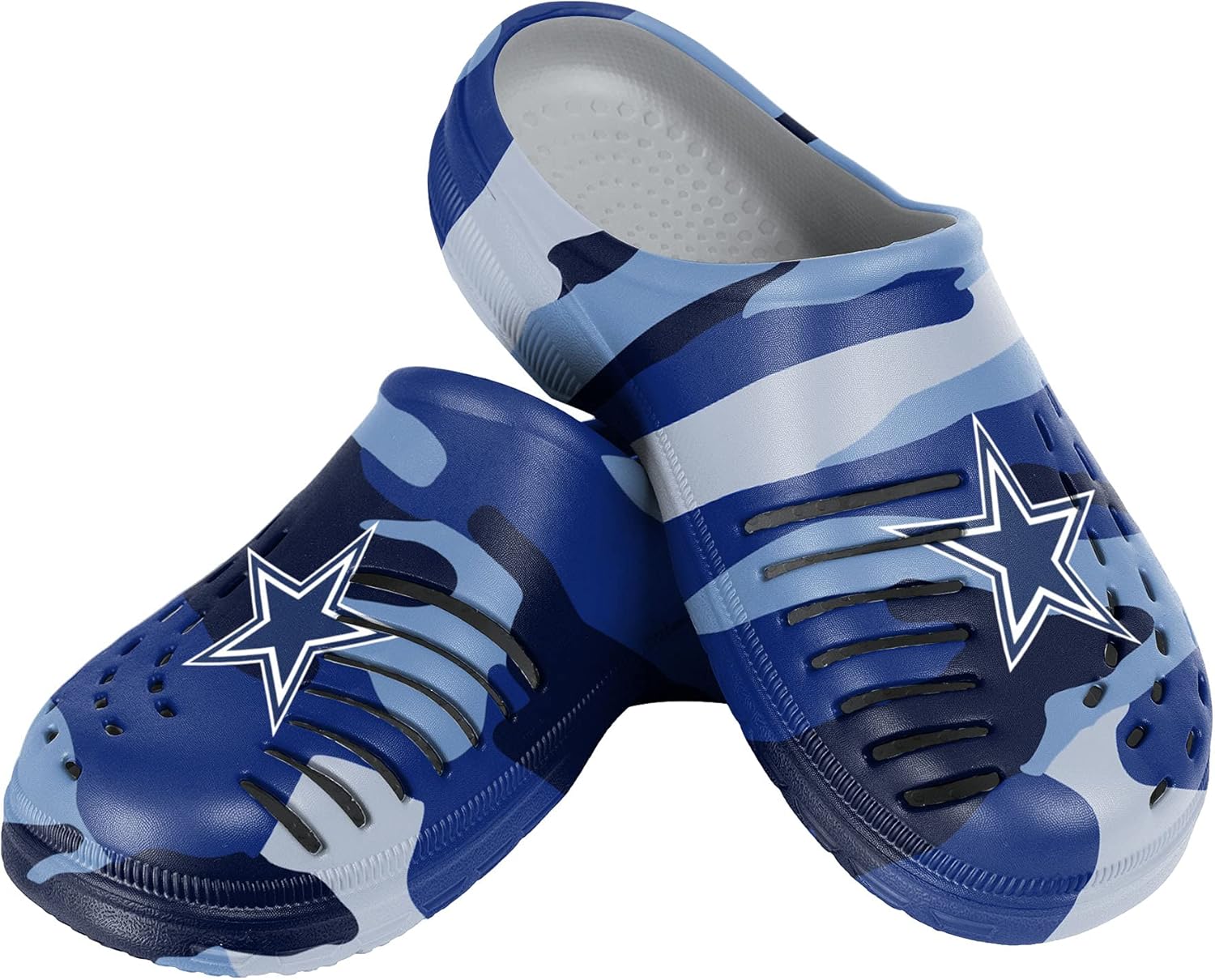 FOCO Men's NFL Team Logo Garden Water Sandals Shoes Clogs