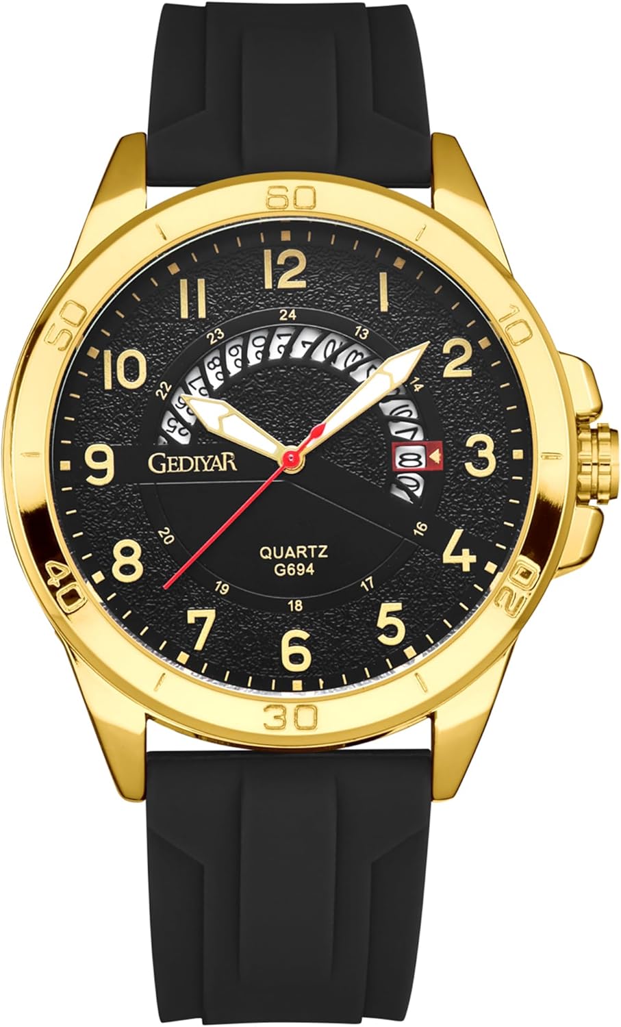 GEDIYAR Men's Waterproof Military Watch - Durable & Stylish Timepiece