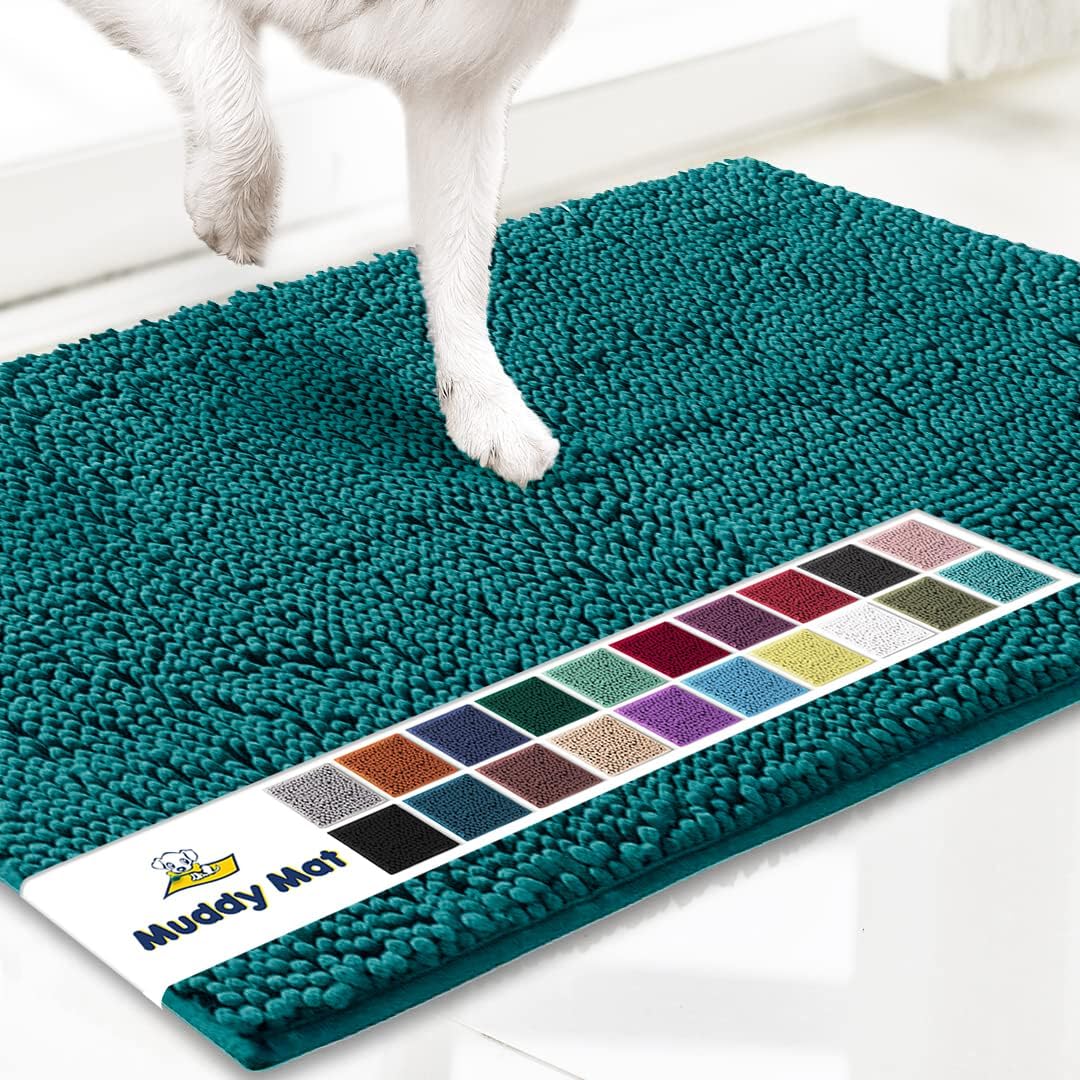 Muddy Mat Highly Absorbent Microfiber Door Mat for Pets