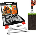 20 Pack Heavy Duty Tent Stakes with Glow in The Dark Heads