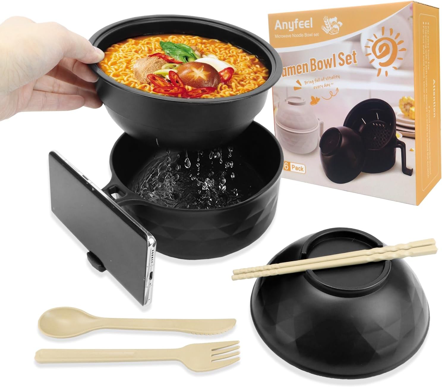 Instant Ramen Cooker Set - College Dorm Essential!