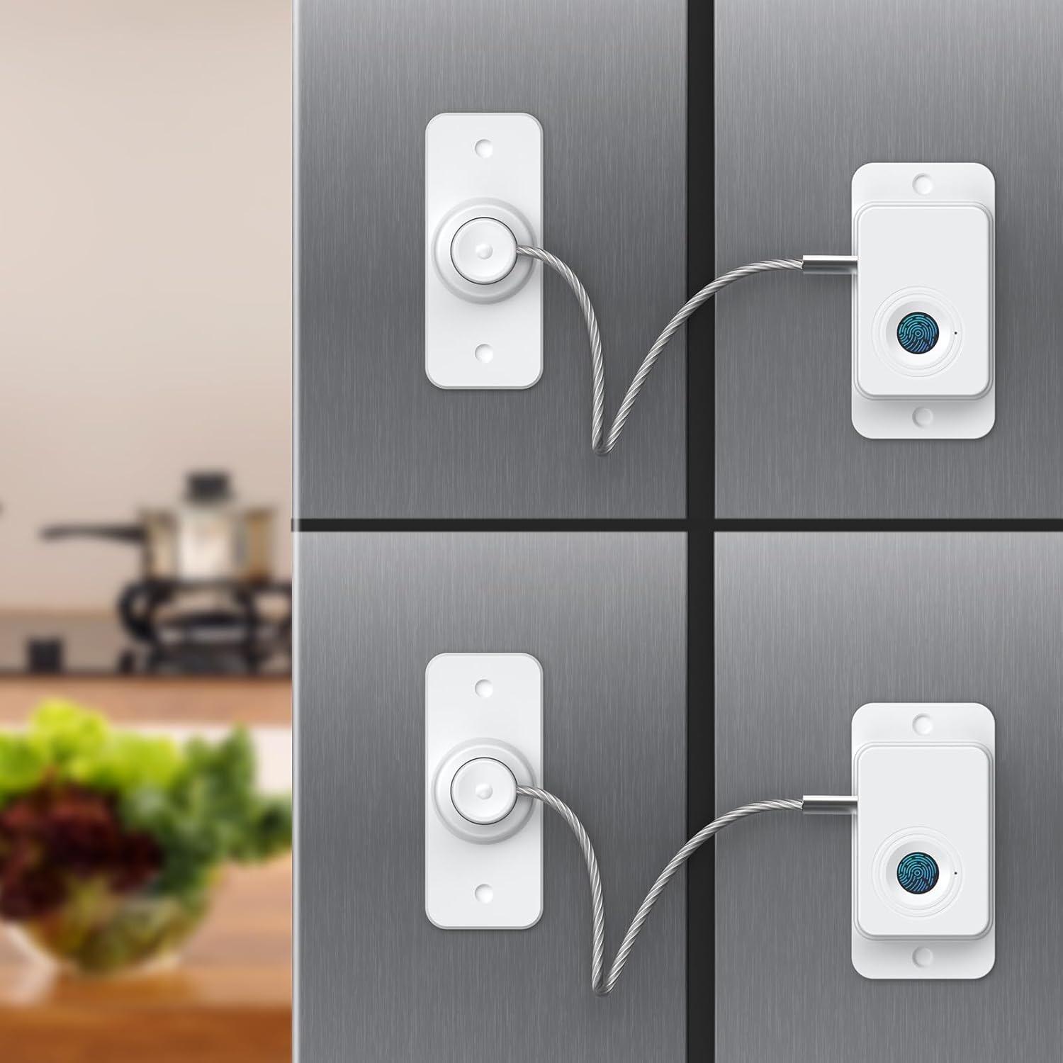Fingerprint Fridge Lock - Smart Biometric Security Solution