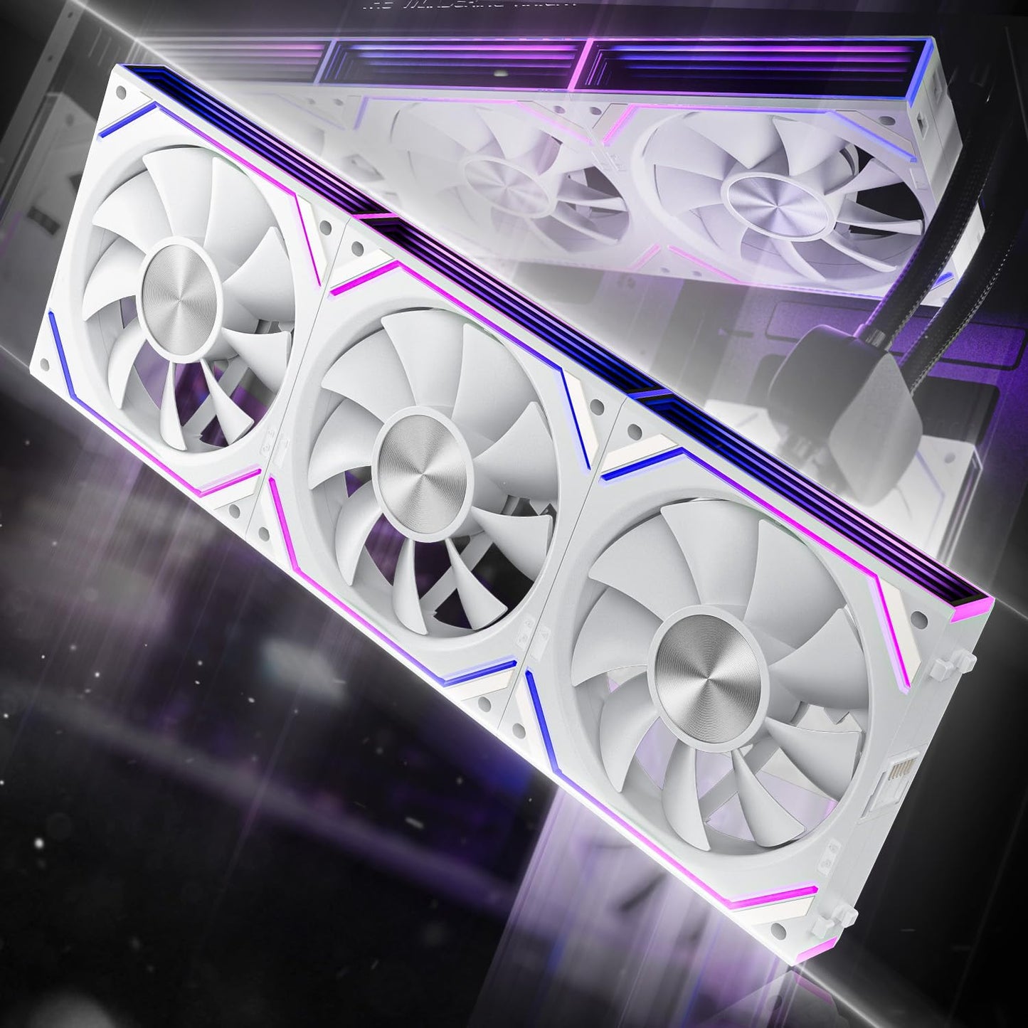 Asiahorse Dawn 120mm Case Fan with ARGB and Low Noise Design