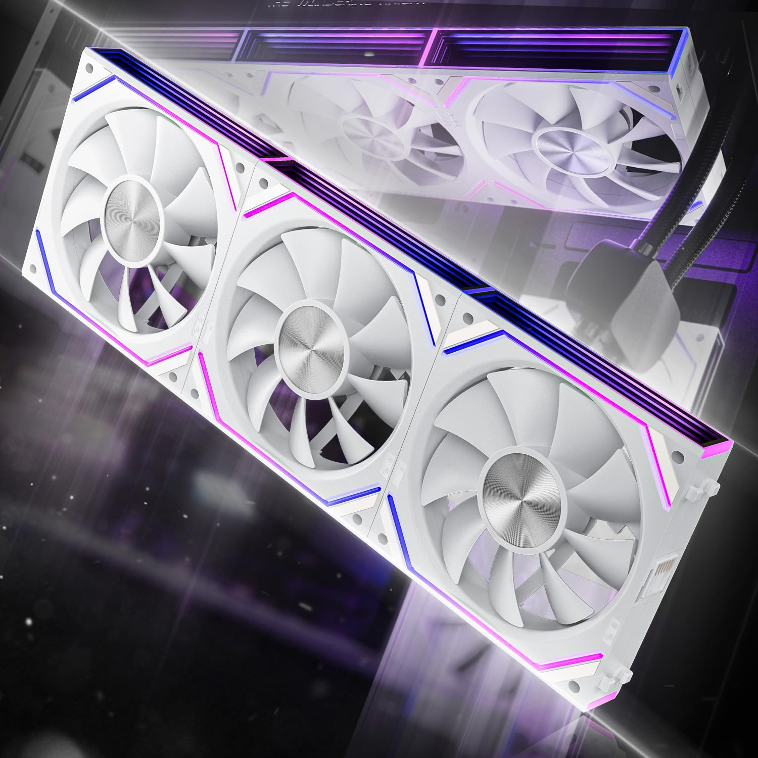 Asiahorse Dawn 120mm Case Fan with ARGB and Low Noise Design