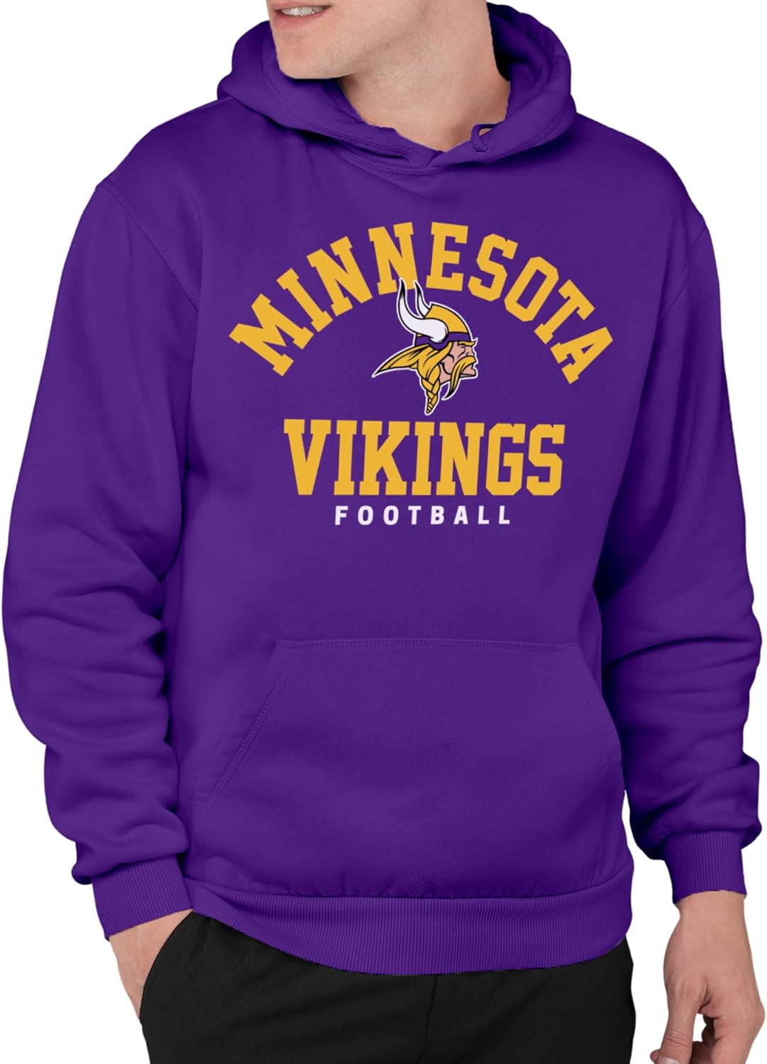 Classic Team Logo Pullover Hoodie for NFL Fans - Unisex Style
