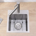 VCCUCINE Bar Sink Drop in for RVs, 13x15 Inch Stainless Steel