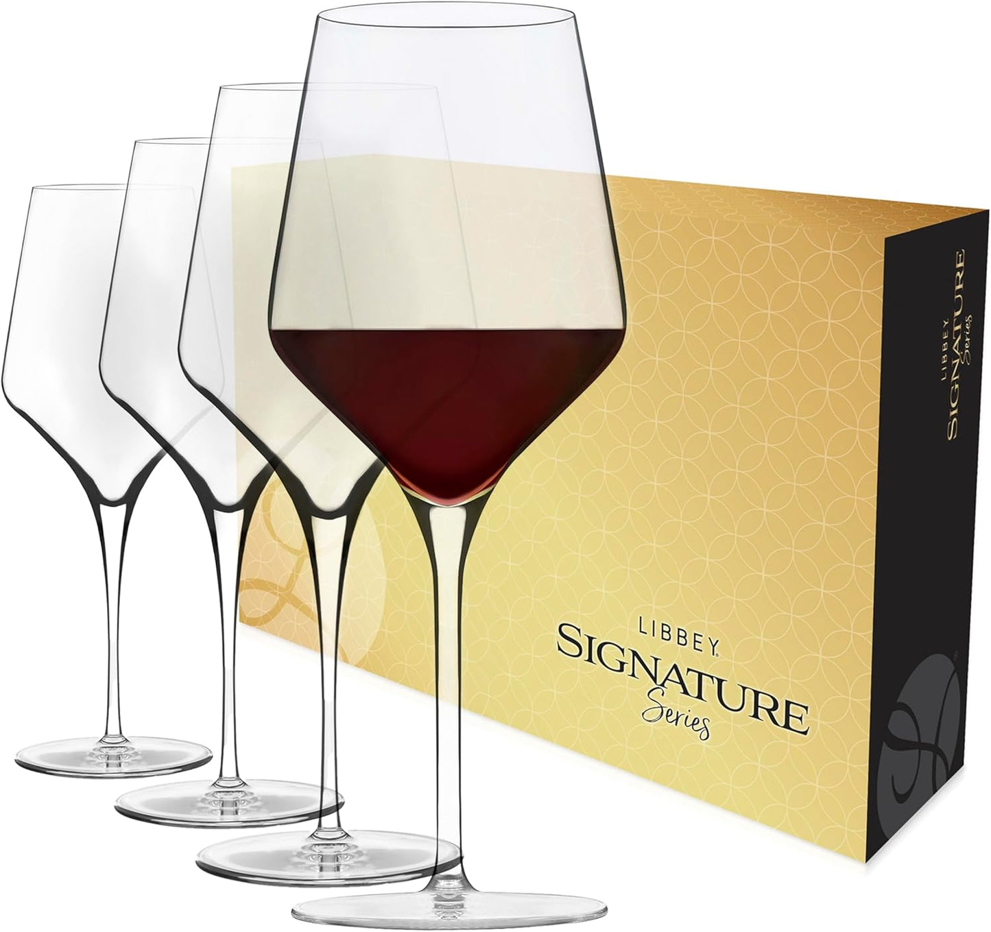 Libbey Signature Greenwich All Purpose Wine Glasses Set of 4