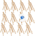 Falling in Art 12in Wood Easel Stand - Compact Tabletop Display