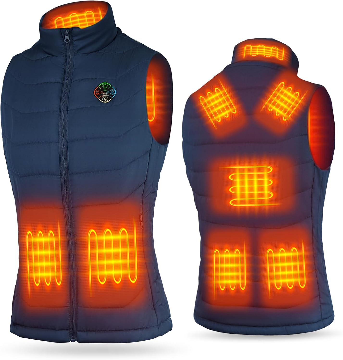 KOVNLO Heated Vest for Women - Smart Controller & All-Around Warmth