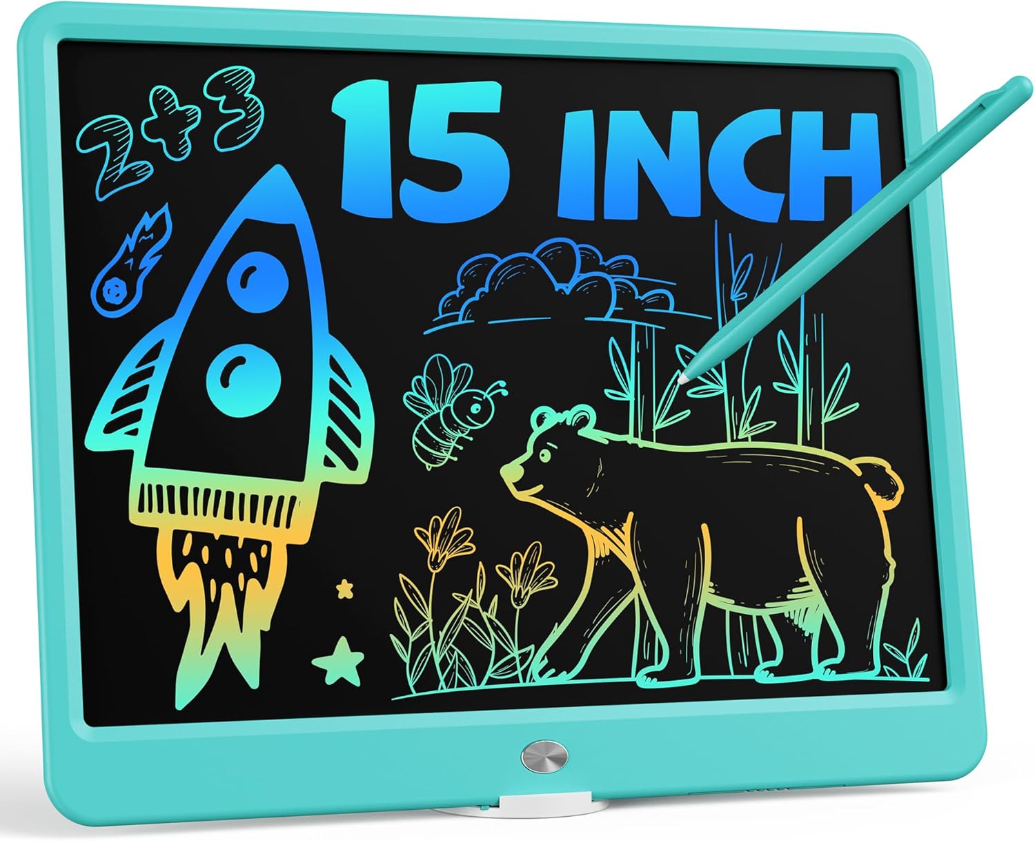 Bravokids 15 Inch LCD Writing Tablet for Creative Kids Fun
