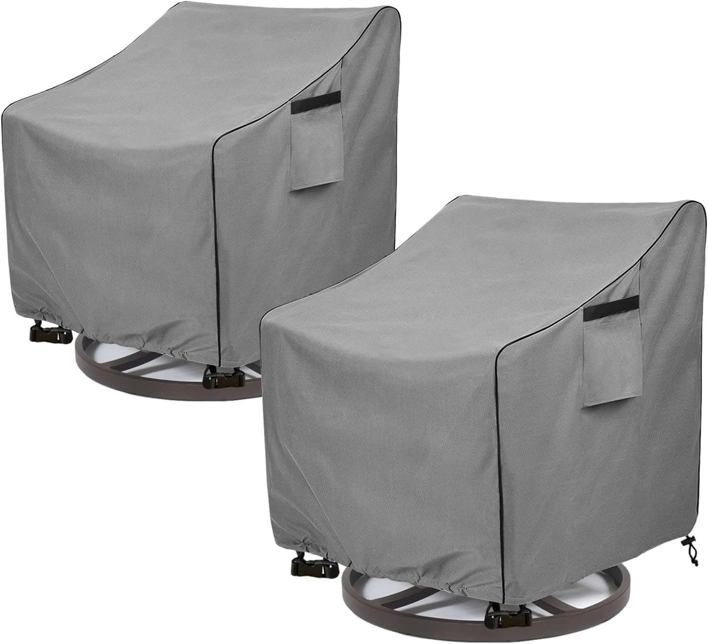 Waterproof Swivel Chair Covers 2 Pack - Protect Your Outdoor Furniture