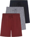 Men's Soft Lounge Pajama Bottoms 3-Pack - Breathable Comfort for Home