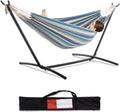 Double Hammock with Stand - Portable Heavy-Duty Outdoor Relaxer