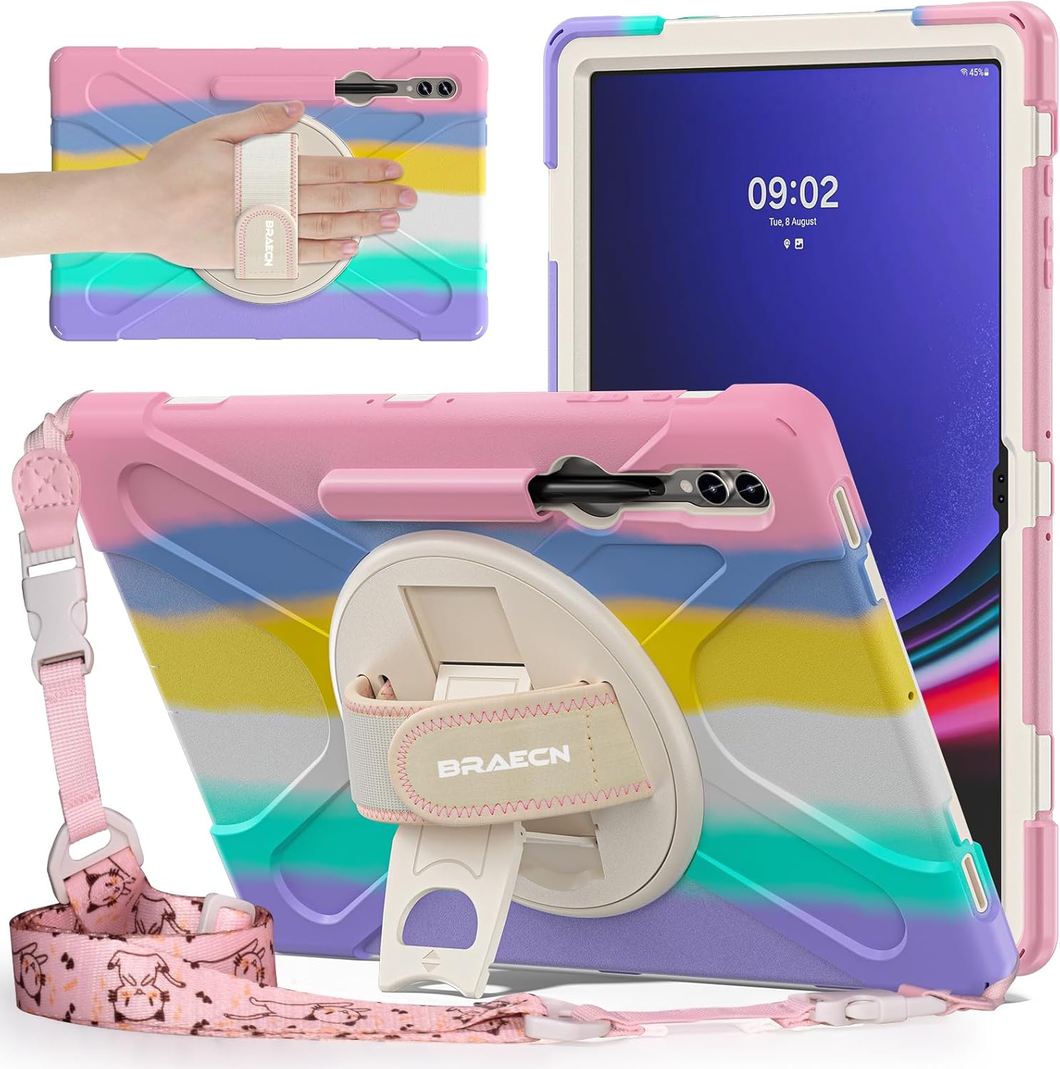 Shockproof Kids Case for Samsung Galaxy Tab S10/S9/S8 Ultra 14.6 in
