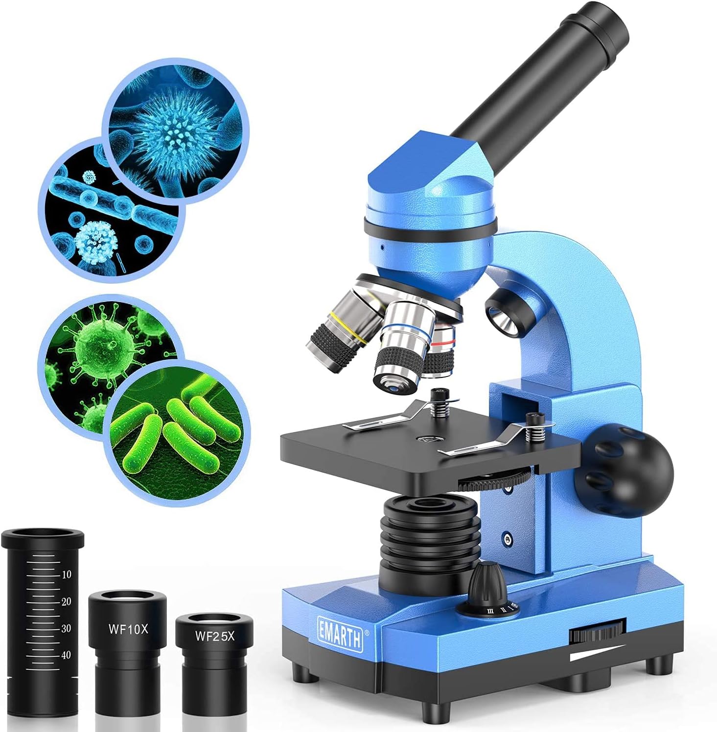 Microscope for Kids Beginners with 52 Educational Kits Included