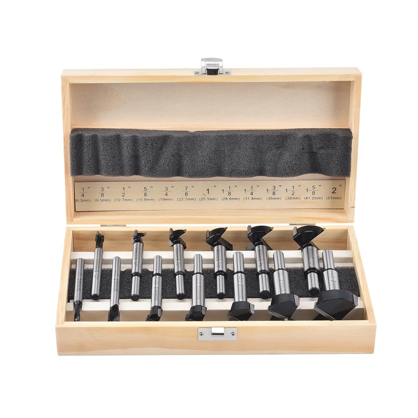 Mollom Carbide Forstner Drill Bit Set for Woodworking Projects