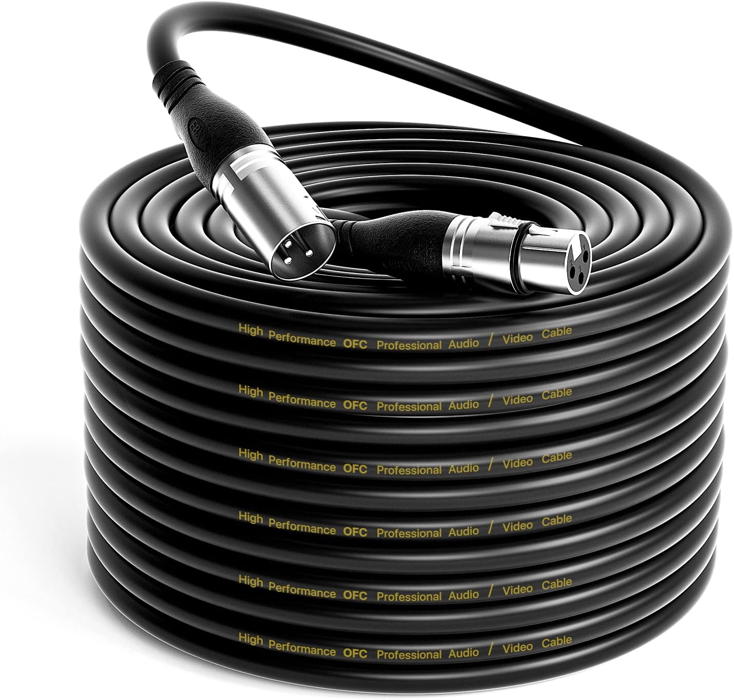 EBXYA 100Ft XLR Microphone Cables for Professional Sound