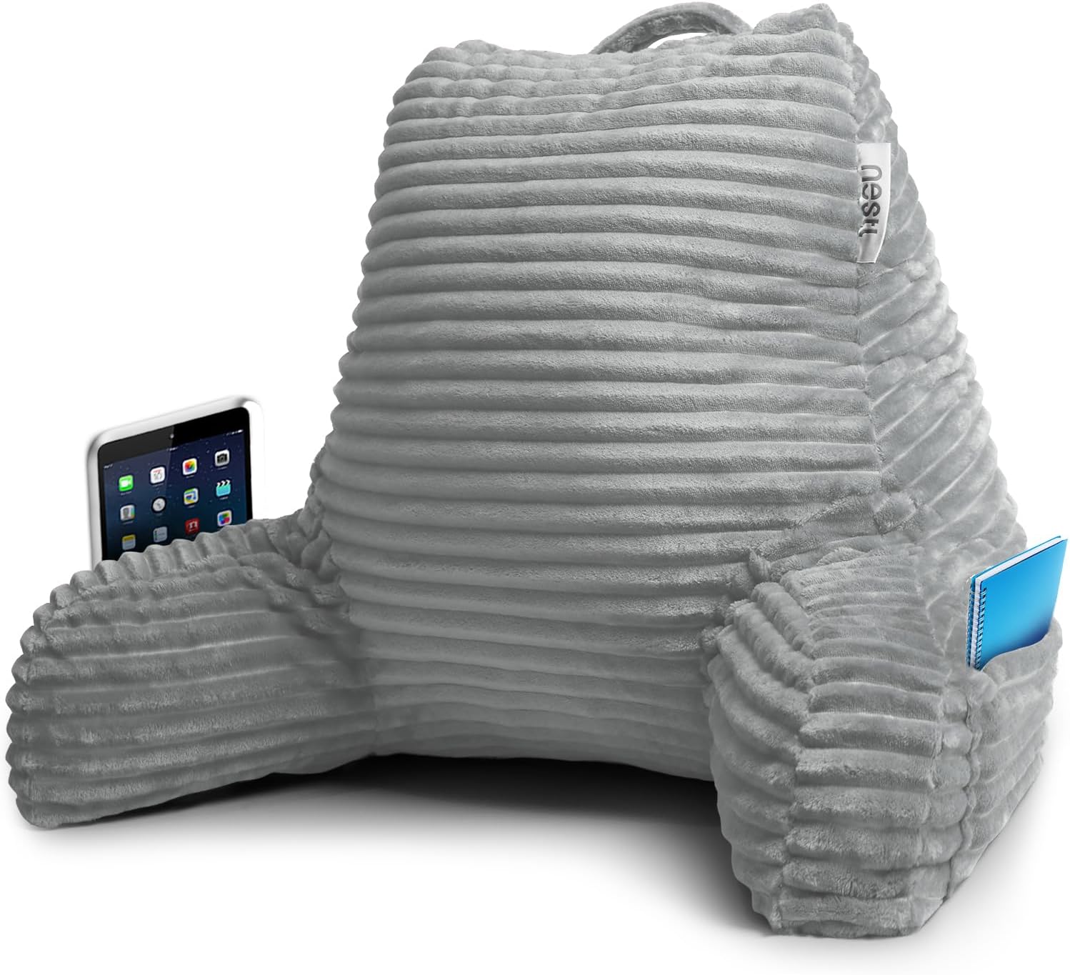 Nestl Reading Pillow with Shredded Memory Foam for Comfort