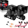 FARBIN Train Horn 150dB 12V Electric Air Horn - Compact Super Loud