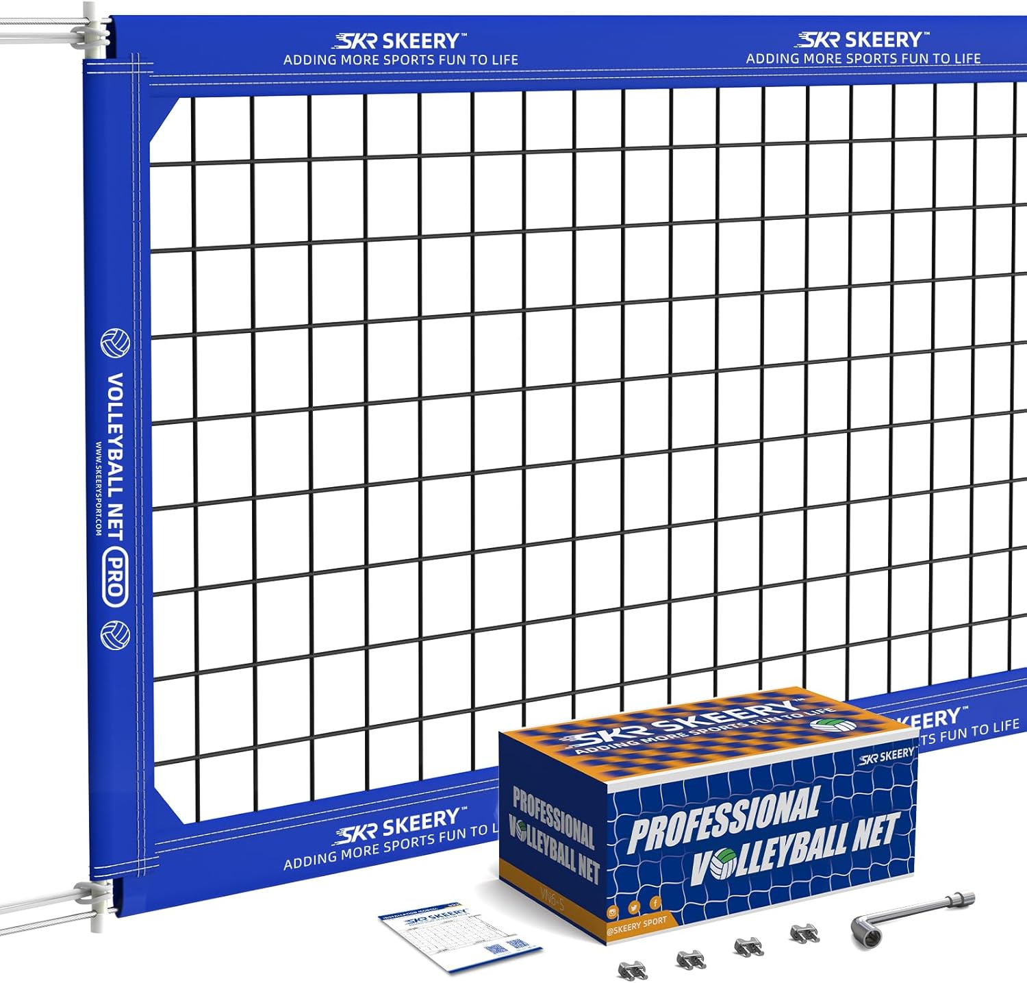 Professional Volleyball Net for Backyard and School Use